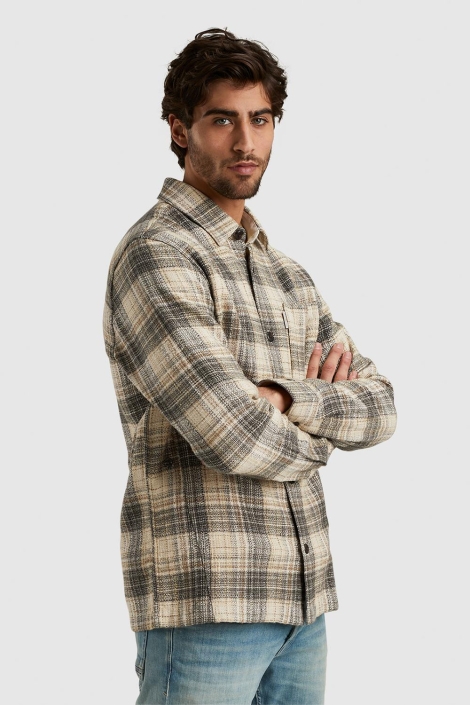Cast Iron long sleeve shirt yd check regular